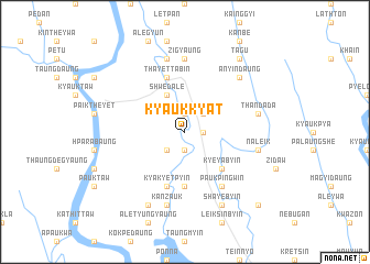 map of Kyaukkyat