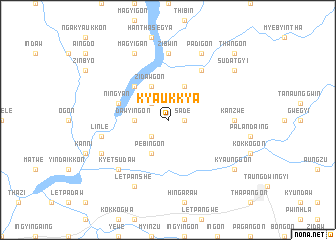 map of Kyaukkya