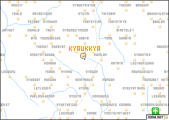 map of Kyaukkya