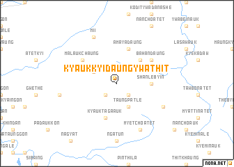 map of Kyaukkyidaung Ywathit