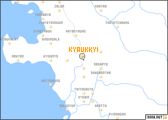 map of Kyaukkyi