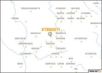 map of Kyaukkyi