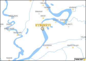 map of Kyaukkyi