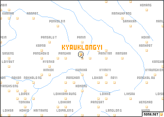 map of Kyauklongyi