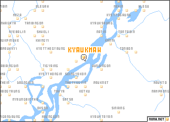 map of Kyaukmaw