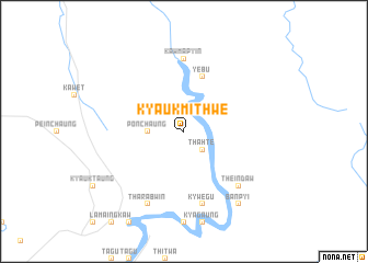 map of Kyaukmithwe