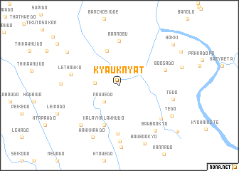 map of Kyauknyat