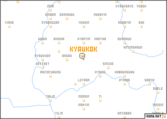 map of Kyaukôk