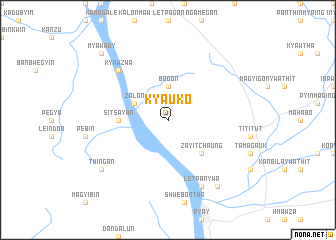 map of Kyauk-o