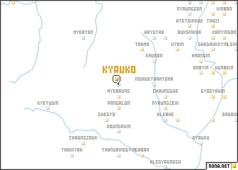 map of Kyauk-o