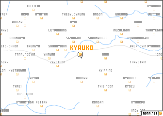 map of Kyauko