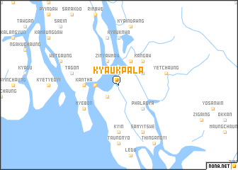 map of Kyaukpala