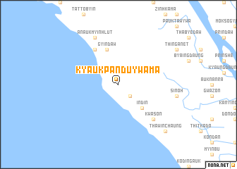map of Kyaukpanduywama