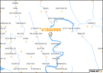 map of Kyaukpan