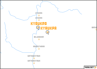 map of Kyaukpa