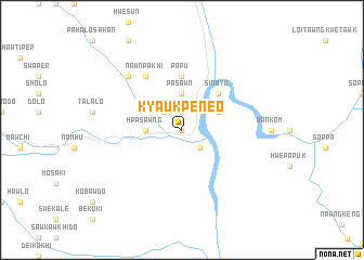 map of Kyaukpeneo