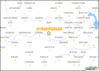 map of Kyaukpongan