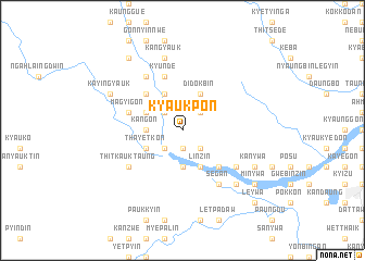 map of Kyaukpon