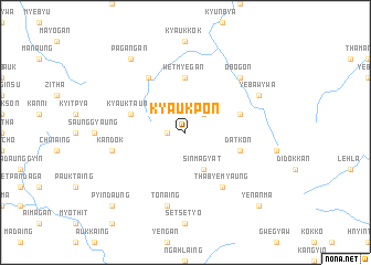 map of Kyaukpon