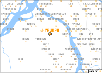 map of Kyaukpu