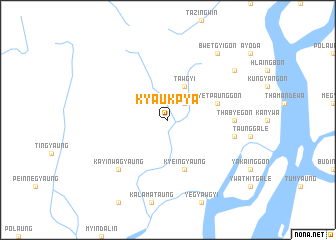 map of Kyaukpya