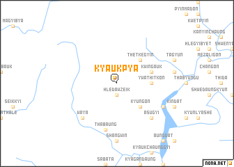 map of Kyaukpya