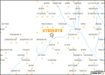 map of Kyaukpya