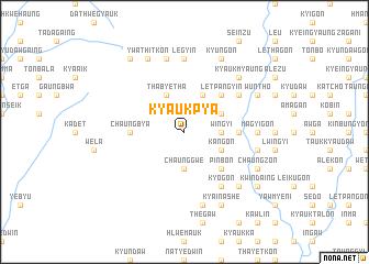 map of Kyaukpya