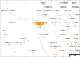 map of Kyaukpya