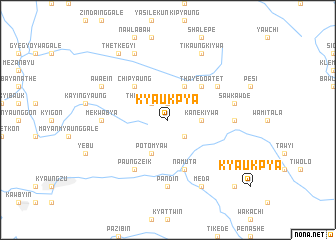 map of Kyaukpya