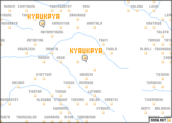 map of Kyaukpya