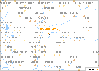map of Kyaukpya