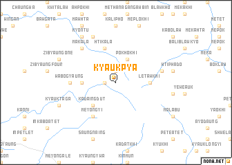 map of Kyaukpya