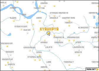 map of Kyaukpya