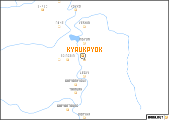 map of Kyaukpyok