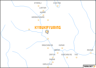 map of Kyaukpyu Aing