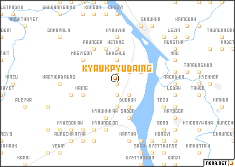 map of Kyaukpyudaing