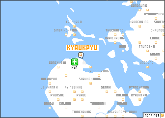 map of Kyaukpyu