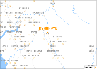 map of Kyaukpyu