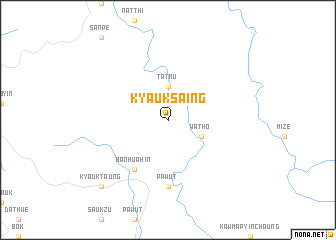 map of Kyauksaing