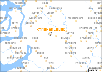 map of Kyauksalaung