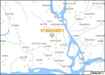 map of Kyauksarit