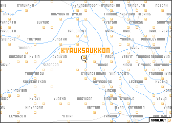 map of Kyauksaukkon