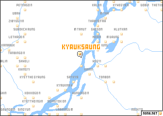 map of Kyauksaung