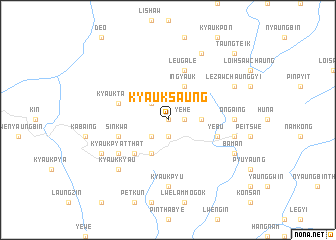 map of Kyauksaung