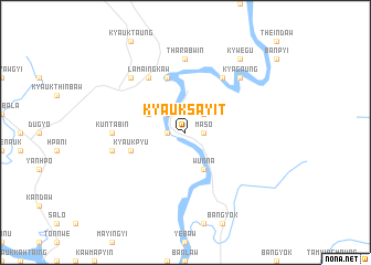 map of Kyauksayit