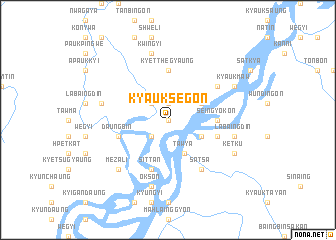 map of Kyauksegôn