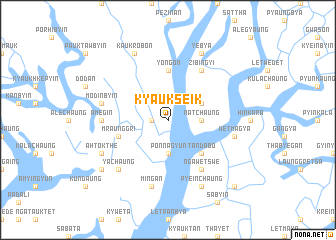 map of Kyaukseik