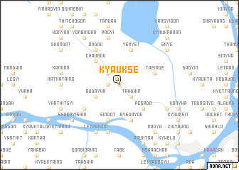 map of Kyaukse