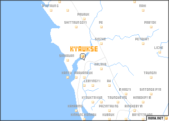 map of Kyaukse